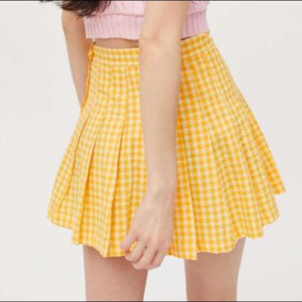 UO Plaid Tennis Mini Skirt - Picture 3 of 3
